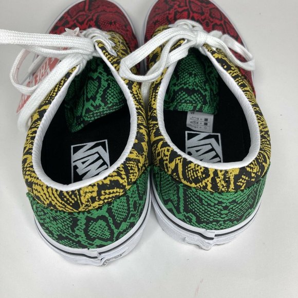 Vans Era Multi Python Rasta Sneakers Women’s 6 50% Off Sale - Picture 3 of 8